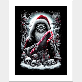 Dead Santa T-Shirt - A Macabre Yuletide Tale Posters and Art